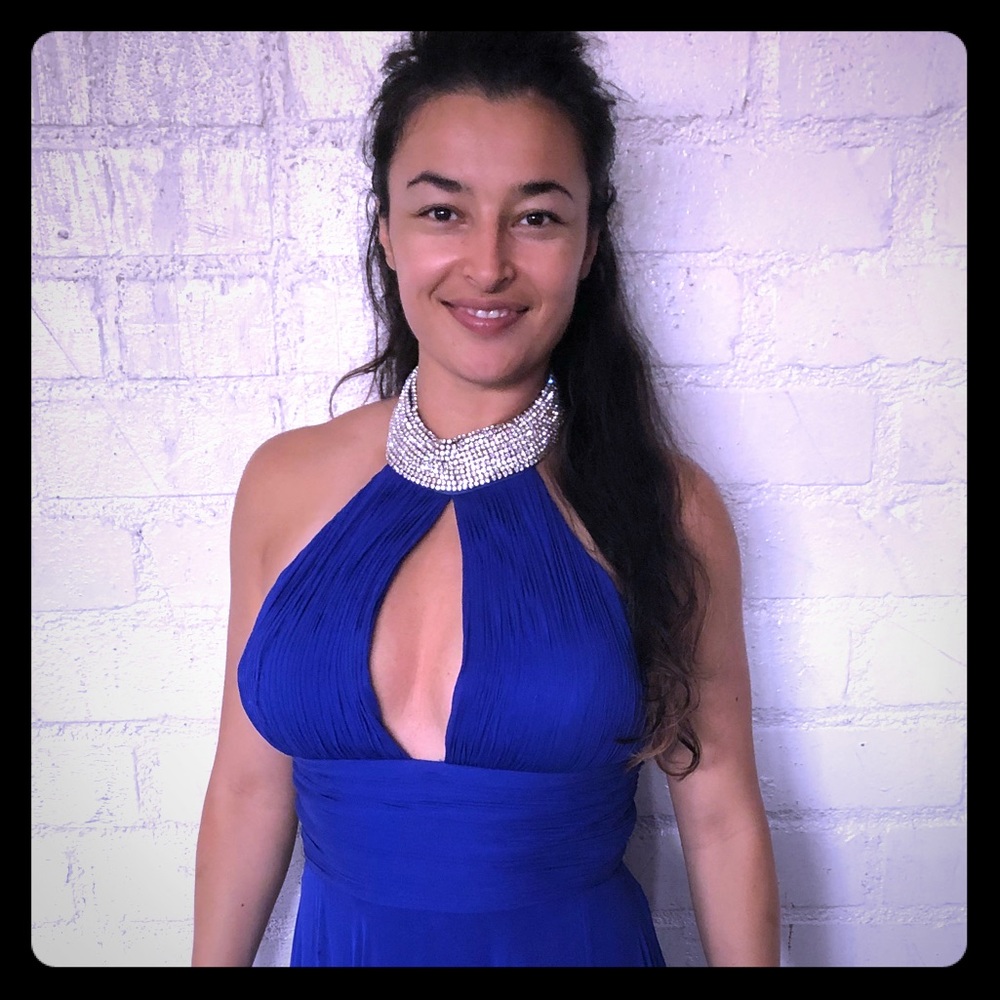 Jovani Gown - Royal Blue - Backless- Size 4